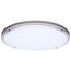 Glamour, LED 24" Flush Mount, Brushed Nickel Finish, 27K/3K/35K/4K/5K CCT Selectable
