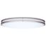 Glamour, LED 32" Oval Flush Mount, Brushed Nickel Finish, 27K/3K/35K/4K/5K CCT Selectable