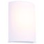 Crispo, LED Wall Sconce, White Finish, 27K/3K/35K/4K/5K CCT Selectable