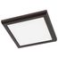 Blink Performer 10 Watt LED 7 Inch Square Fixture Bronze Finish 5 CCT Selectable