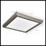 Blink Performer 10 Watt LED 7 Inch Square Fixture Brushed Nickel Finish 5 CCT Selectable