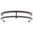Glamour, LED 10" Flush Mount, Black Finish, 27K/3K/35K/4K/5K CCT Selectable