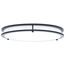 Glamour, LED 17" Flush Mount, Black Finish, 27K/3K/35K/4K/5K CCT Selectable