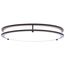 Glamour, LED 17" Flush Mount, Black Finish, 27K/3K/35K/4K/5K CCT Selectable