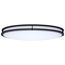 Glamour, LED 32" Oval Flush Mount, Black Finish, 27K/3K/35K/4K/5K CCT Selectable
