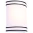 Glamour, LED Wall Sconce, Black Finish, 27K/3K/35K/4K/5K CCT Selectable