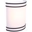 Glamour, LED Wall Sconce, Black Finish, 27K/3K/35K/4K/5K CCT Selectable