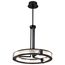 Darrow 24 Inch LED Pendant Matte Black Acrylic Panels