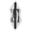 Geneva 18 Inch LED Small Wall Sconce Matte Black Silk Screened Acrylic Lens