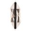 Geneva 18 Inch LED Small Wall Sconce Matte Black Silk Screened Acrylic Lens