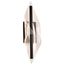 Geneva 24 Inch LED Large Wall Sconce Matte Black Silk Screened Acrylic Lens
