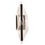 Geneva 24 Inch LED Large Wall Sconce Matte Black Silk Screened Acrylic Lens