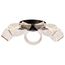 Barnett 21 Inch LED Flush Mount Matte Black Silk Screened Acrylic Lens