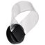 Barnett 8 Inch LED Wall Sconce Matte Black Silk Screened Acrylic Lens