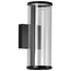Vale 5 Inch LED Sconce Matte Black Silk Screened Acrylic Lens