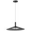 Corrine 18 Inch LED Pendant Matte Black 3K/4K/5K CCT Selectable