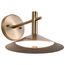 Corrine 10 Inch LED Wall Sconce Burnished Brass 3K/4K/5K CCT Selectable