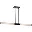 Kingsport 44 Inch LED Island Pendant Matte Black Acrylic Lens