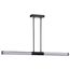 Kingsport 44 Inch LED Island Pendant Matte Black Acrylic Lens
