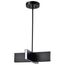 Blaine 16 Inch LED Pendant Matte Black Acrylic Lens