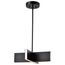 Blaine 16 Inch LED Pendant Matte Black Acrylic Lens