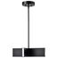 Blaine 16 Inch LED Pendant Matte Black Acrylic Lens