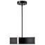 Blaine 16 Inch LED Pendant Matte Black Acrylic Lens