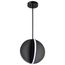 Blaine 13 Inch LED Pendant Matte Black Acrylic Lens