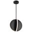 Blaine 13 Inch LED Pendant Matte Black Acrylic Lens