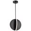 Blaine 13 Inch LED Pendant Matte Black Acrylic Lens