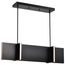 Blaine 38 Inch LED Island Pendant Matte Black Acrylic Lens