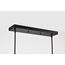 Blaine 38 Inch LED Island Pendant Matte Black Acrylic Lens
