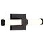 Bowman 12 Inch LED Vanity Matte Black Acrylic Lens
