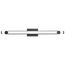 Bowman 36 Inch LED Vanity Matte Black Acrylic Lens