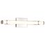 Bowman 24 Inch LED Vanity Brushed Nickel Acrylic Lens