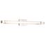 Bowman 36 Inch LED Vanity Brushed Nickel Acrylic Lens