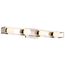 Jenkins 32 Inch 4 Light LED Vanity Brushed Nickel w/ Frosted Glass