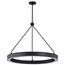 Longford 30 Inch LED Pendant Textured Black Acrylic Lens