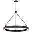 Longford 30 Inch LED Pendant Textured Black Acrylic Lens