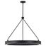 Longford 30 Inch LED Pendant Textured Black Acrylic Lens