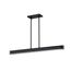 Longford 36 Inch LED Island Pendant Textured Black Acrylic Lens
