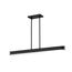 Longford 36 Inch LED Island Pendant Textured Black Acrylic Lens