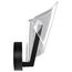Sedona 13 Inch LED Sconce Matte Black Silk Screened Acrylic Lens