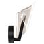 Sedona 13 Inch LED Sconce Matte Black Silk Screened Acrylic Lens