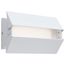 Peak, LED Wall Sconce, CCT Selectable, Matte White Finish
