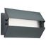 Peak, LED Wall Sconce, CCT Selectable, Matte Gray Finish