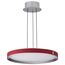 Bandon 20 Inch LED Pendant Gray w/ Red Wrap Acrylic Lens