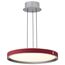 Bandon 20 Inch LED Pendant Gray w/ Red Wrap Acrylic Lens