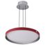 Bandon 20 Inch LED Pendant Gray w/ Red Wrap Acrylic Lens