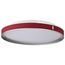Bandon 20 Inch LED Flush Mount Gray w/ Red Wrap Acrylic Lens
